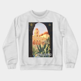 Palermo poster by Stab A. Marzi (1920) Crewneck Sweatshirt